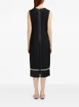 Платье миди без рукавов Marni, черный - фото 3
