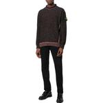 Свитер мужской черный Stone Island, черный - фото 2