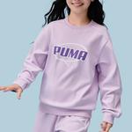 Свитшот PERFORMANCE детский PUMA, фиолетовый - фото 2