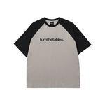 Футболка унисекс TURNTHETABLES, сине-розовая - фото