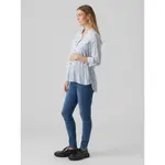 Рубашка с длинным рукавом Vero Moda Bumpy Maternity, синий - фото 4