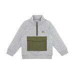 Детский свитшот Mizuno, серый - фото 6