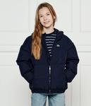 Куртка детская Lacoste утепленная с капюшоном, синий - фото 4