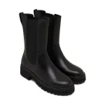 Розовые кожаные ботильоны 221 Liu Jo, черный - фото 2