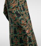 Печатное платье миди из шелкового твила Swing La DoubleJ, Herald - фото 5