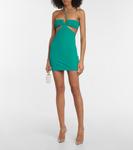 Мини-платье с вырезом Nensi Dojaka, зеленый - фото 2