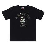 Футболка BAPE Kids City Camo College Tee 'Black' - фото