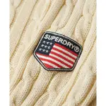 Свитер Superdry Slouchy Cable, бежевый - фото 2