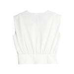 ELLE Рубашка Women's White Pointed Collar Moderate - фото 2