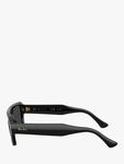 Прямоугольные солнцезащитные очки RB4454 Ray-Ban, Black - фото 3