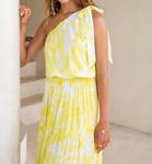 Длинное платье Ibiza желтого цвета SKEMO - фото 2