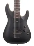 Электрогитара Schecter Demon 7, состаренный черный сатин - фото 3