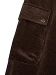 Вельветовая юбка карго Studio Tomboy, коричневый - фото 5