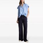 Polo Ralph Lauren Рубашка Polo Pony Embroidered Curved Hem Blouse - фото 4