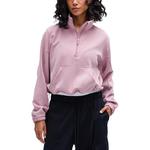 Футболка Softstreme Brushed с полузастежкой Lululemon, Серый эвкалипт - фото 6