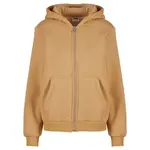 Толстовка Urban Classics Bonded Sherpa full zip, бежевый - фото 3