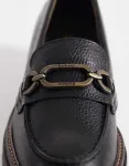 Черные кожаные лоферы Barbour Maddie - фото 3