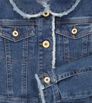 Потертая джинсовая куртка Il Gufo, Dark Heavenly - фото 3