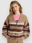 Вязаный свитер Roxy Marble Tiles Stripe Strickpullover, woodsmoke - фото