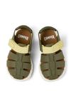 Детские кожаные сандалии Camper, зеленый - фото 5