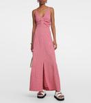 Кожаные сандалии Ganni, Egret - фото 2