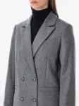 Двубортный пиджак A.P.C., серый - фото 3