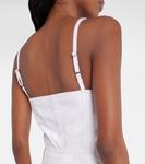 Джинсовое платье миди Saint Raphael AG Jeans, Optic White - фото 6