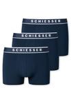 Боксеры Schiesser Boxershort 3 шт, темно-синий - фото