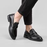 Лоферы мужские черный Aokang - фото 6