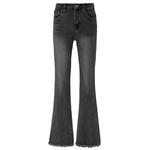 FLIM Узкие женские джинсы, Черный - фото 5