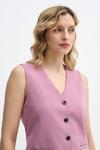 Жилет Sisley, розовый - фото 4