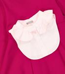 Плиссированное платье из джерси Il Gufo, розовый - фото 3