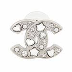 CHANEL Серьги-гвоздики Unisex Silver - фото 6