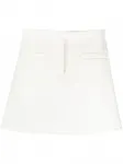 Креповая мини-юбка Courrèges, белый - фото