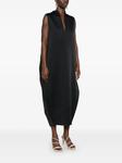 KHAITE платье миди Blanche, черный - фото 3