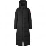 Длинная утепленная куртка Canada Goose, черная - фото