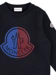 Moncler Enfant толстовка из джерси с принтом, синий - фото 3