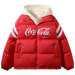 Стеганая куртка унисекс Coca-Cola, Черный (утолщенный) - фото 6