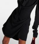Мини-платье с драпировкой и бантом Vivienne Westwood, черный - фото 5