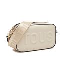 Сумка женская Tous кросс-боди с логотипом, бежевый - фото 4