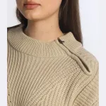 Свитер обычного кроя Silvian Heach, бежевый - фото 3