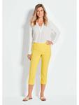 Тканевые брюки GOLDNER, желтый - фото 2