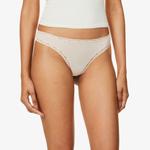 Набор из четырех стрингов с низкой посадкой из эластичной ткани Stripe & Stare, цвет sand - фото 3