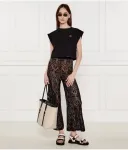 Топ cropped fit Twin-Set, черный - фото 2