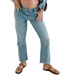 Джинсы-топ для беременных HATCH Collection, Light wash - фото