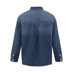 CAT Мужская синяя рубашка - фото 4