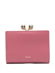 Кожаный кошелек Furla, розовый - фото