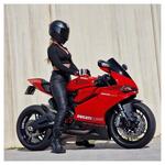 Брюки женские кожаные VUT-6 Vanucci, черный - фото 2