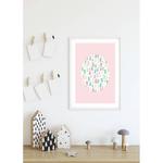 Фреска Komar Shelly Patterns I цвет rosa/grün/weiß - фото 3