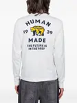 Лонгслив с графическим принтом Human Made, белый - фото 3